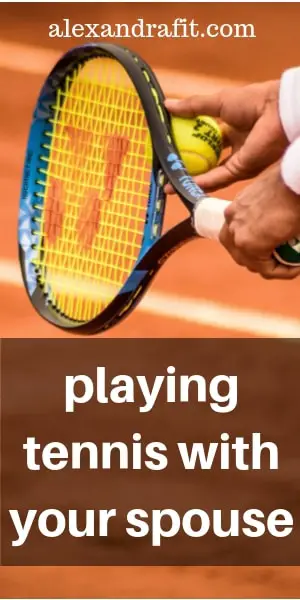 tennis with spouse pin